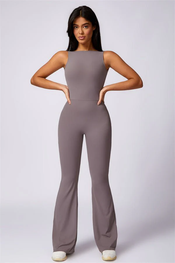 Ironfit U-förmiger Flare-Jumpsuit - Image 4