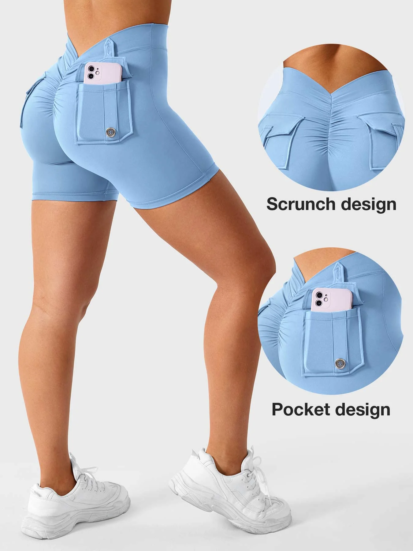 Ironfit V-Back Charm Shorts - Image 5