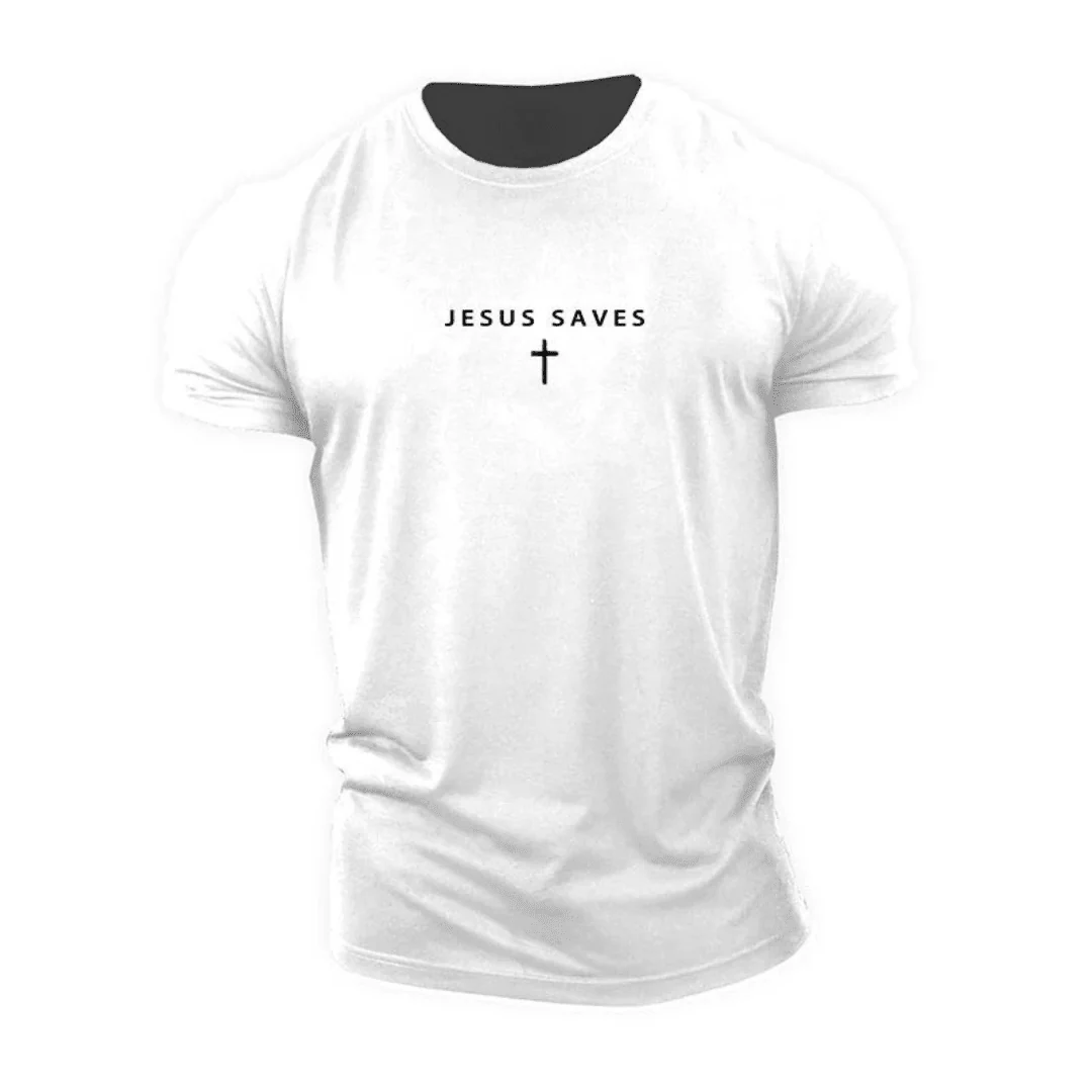 Jesus Saves T-Shirt - Image 6