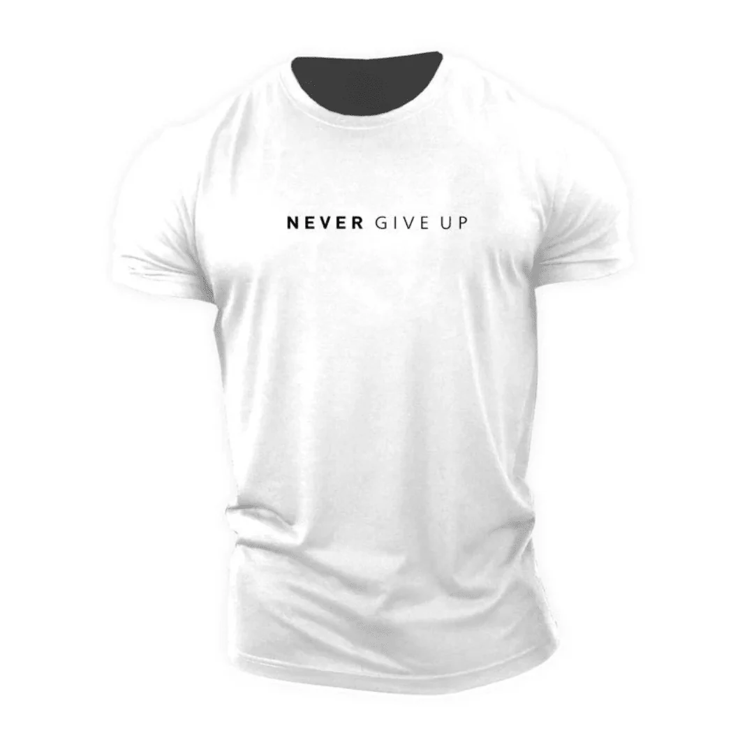 Never Give Up T-shirt - Image 4