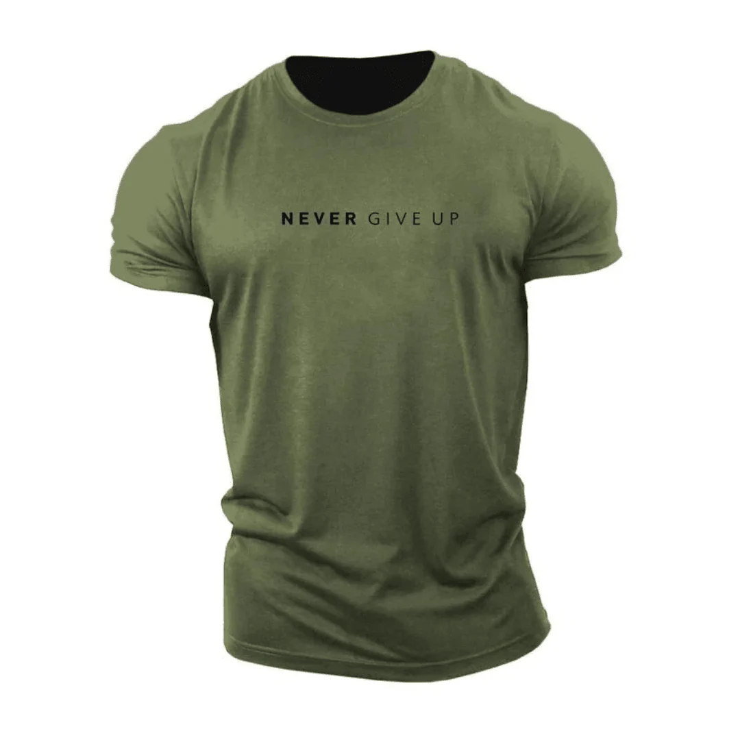 Never Give Up T-shirt - Image 9