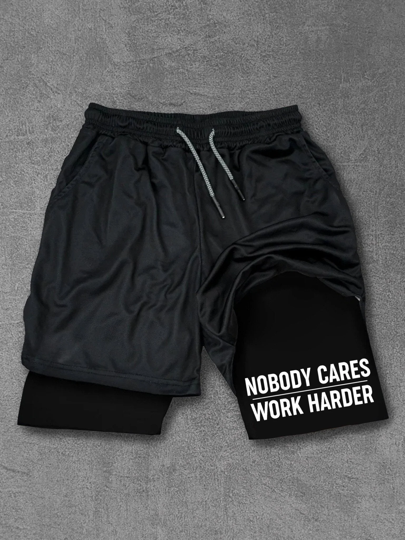 Nobody cares work harder Performance Shorts