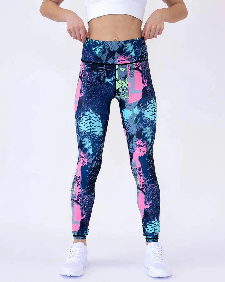 Ocean Abstract Leggings - Image 2