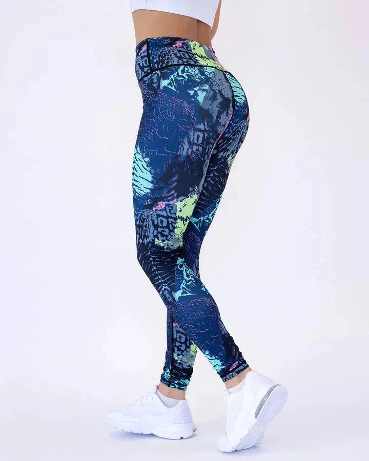 Ocean Abstract Leggings - Image 6