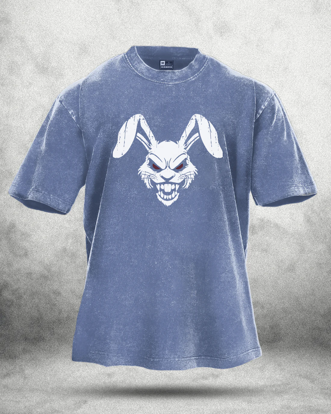 RABBIT RED EYE WASHED T-SHIRT - Image 3