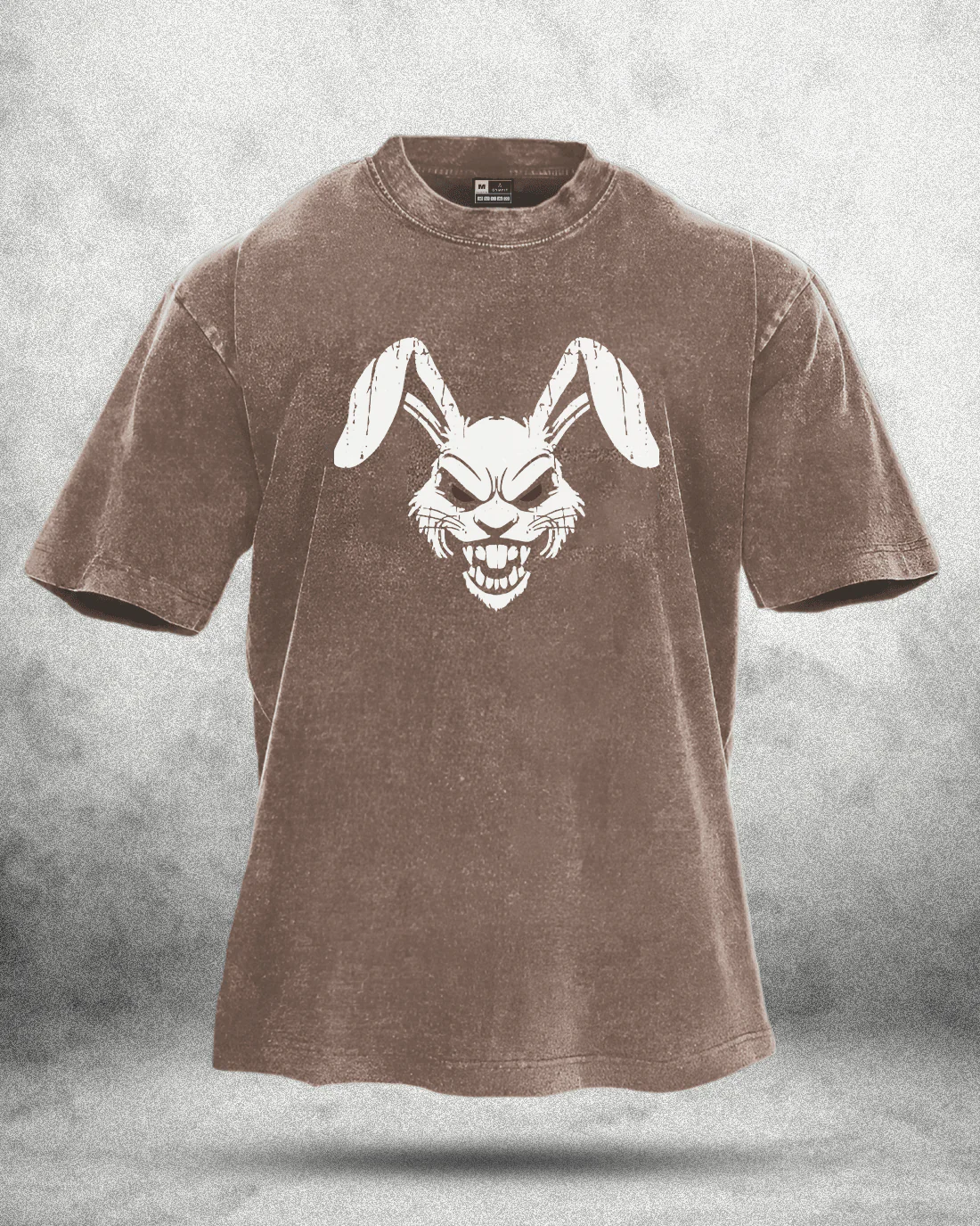 RABBIT RED EYE WASHED T-SHIRT - Image 5