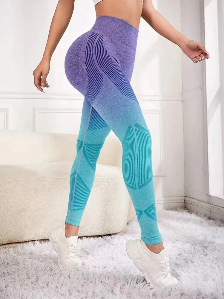 Seamless Ocean Leggings - Image 2