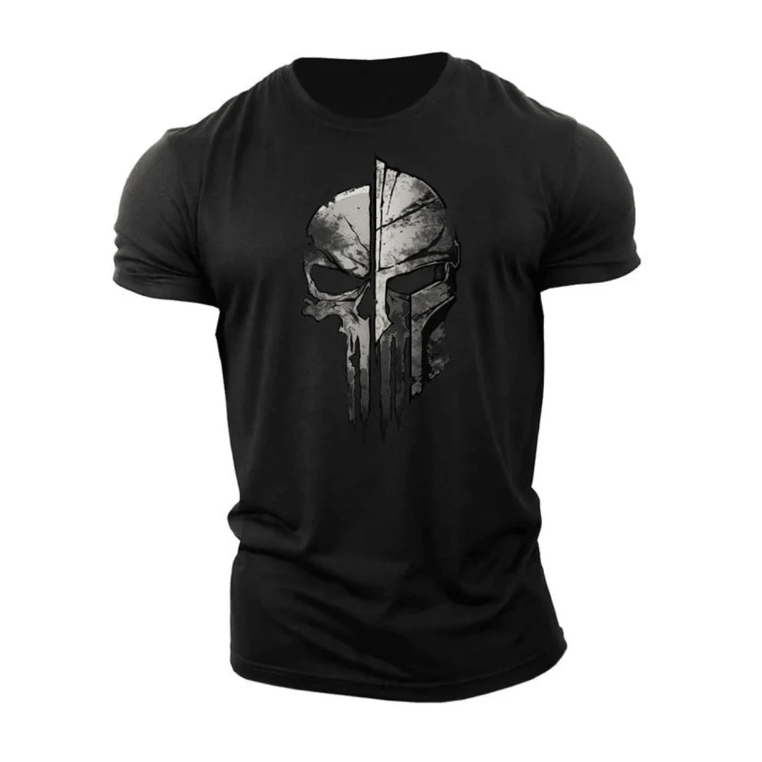 Skeleton Spartan Graphic T-shirt - Image 2