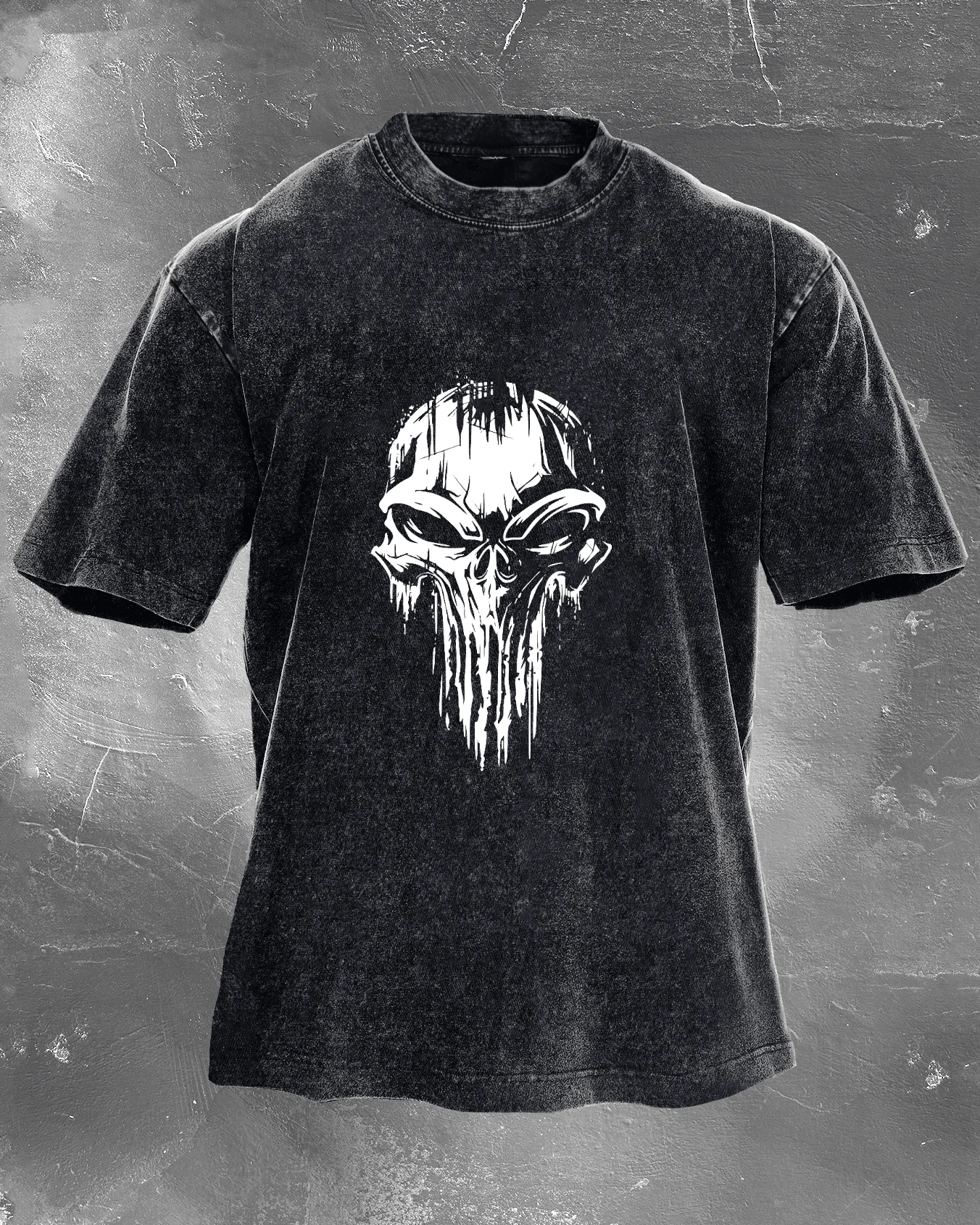 SKULL WASHED T-SHIRT