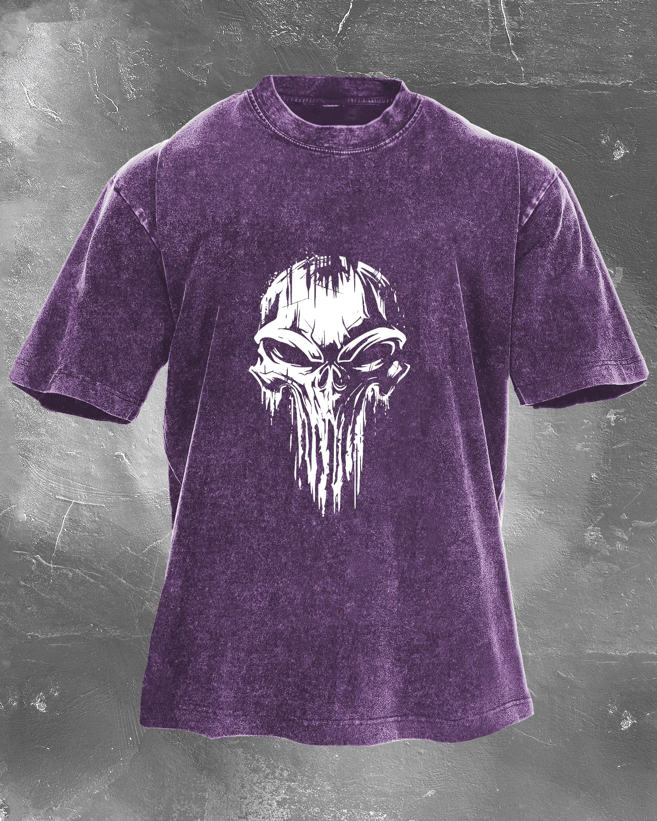 SKULL WASHED T-SHIRT - Image 3