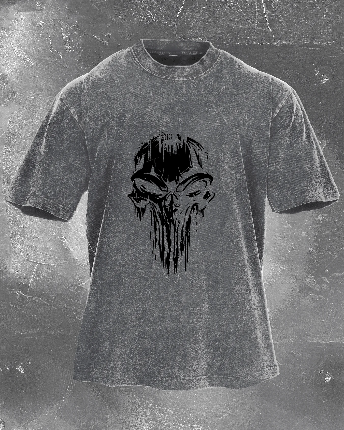 SKULL WASHED T-SHIRT - Image 5
