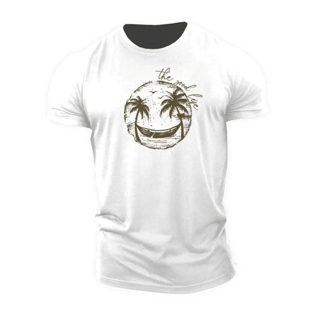 Smiley Palm Tree T-Shirt - Image 6