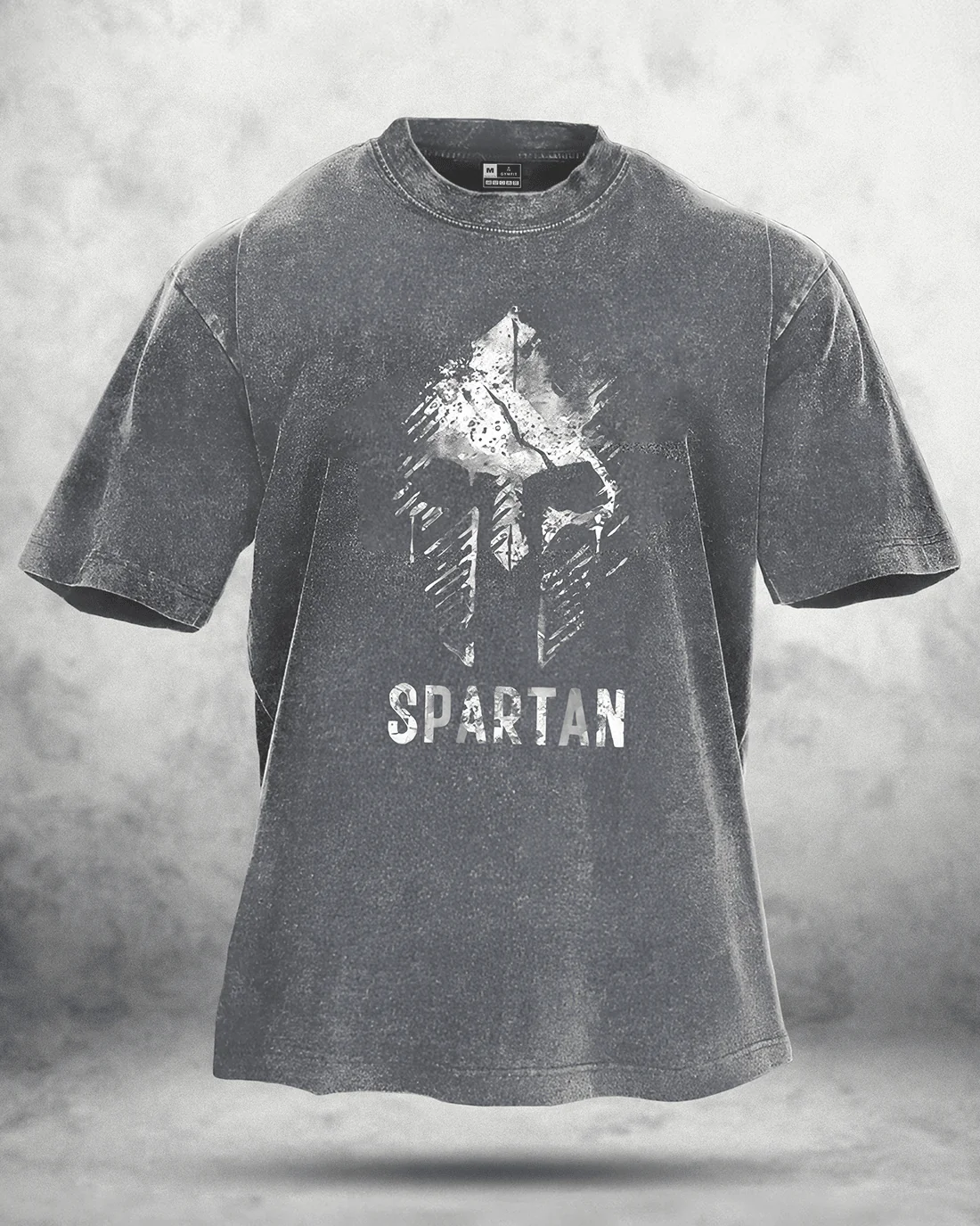 SPARTAN FADED WASHED T-SHIRT - Image 4