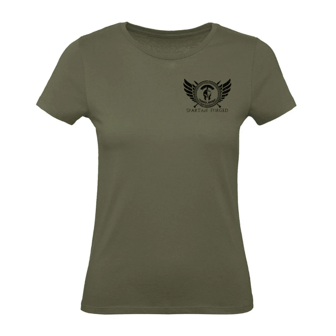 Spartan Forged Logo Damen-T-Shirt - Image 4