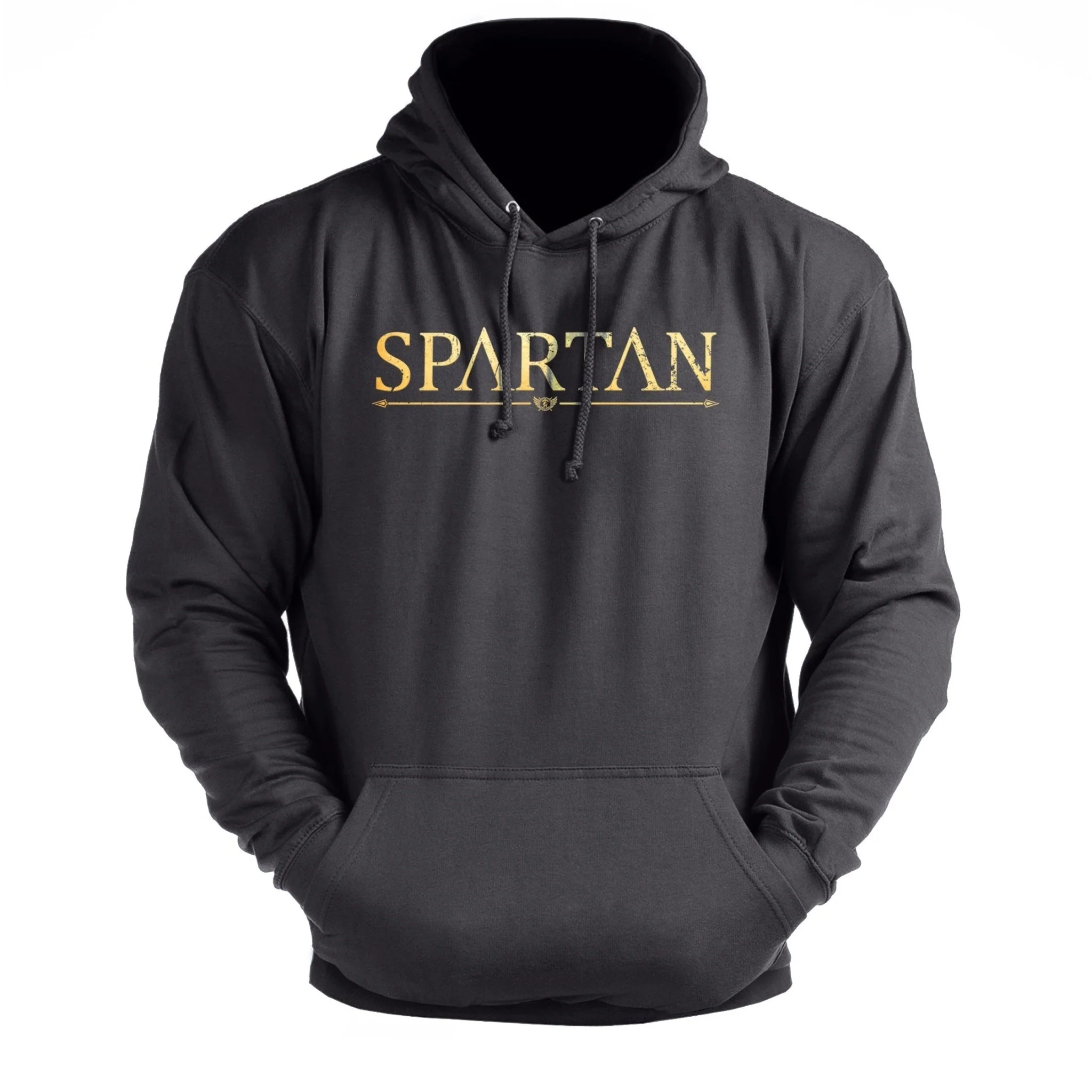 Spartan Gold Gym Hoodie - Image 2