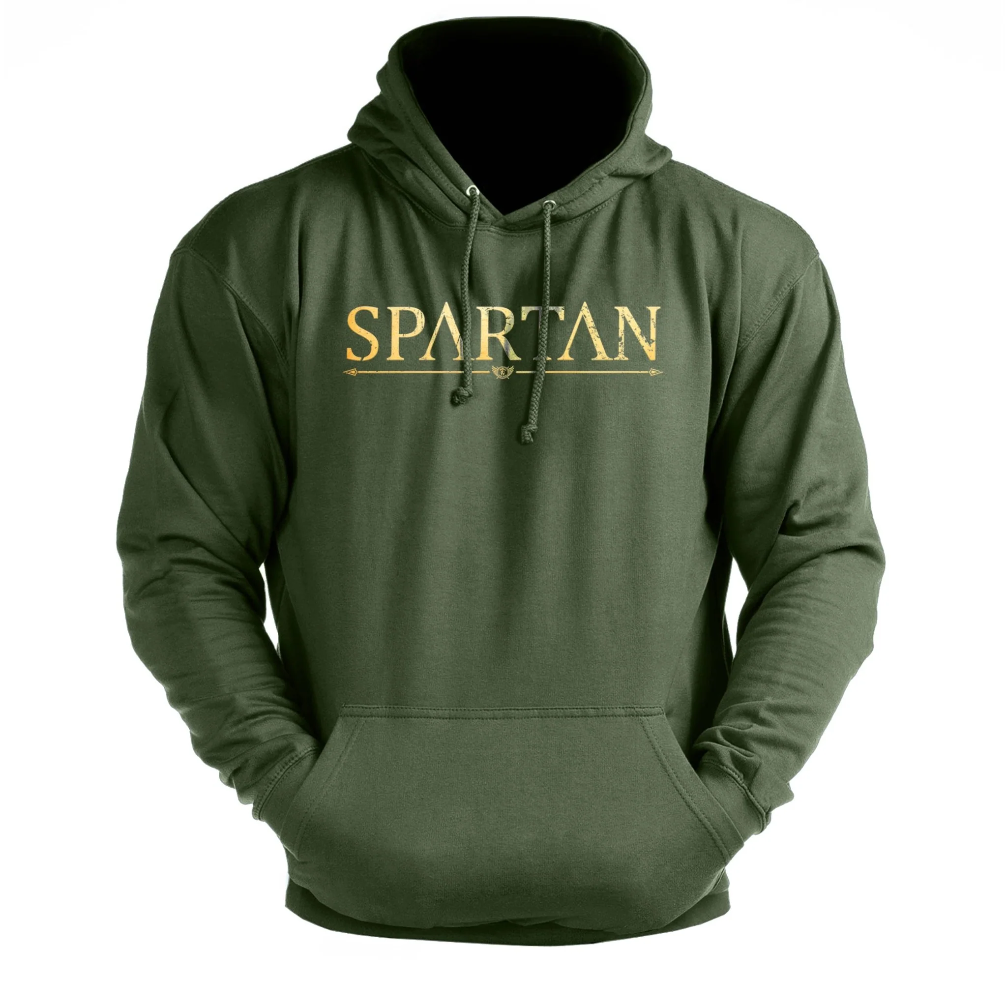 Spartan Gold Gym Hoodie - Image 3
