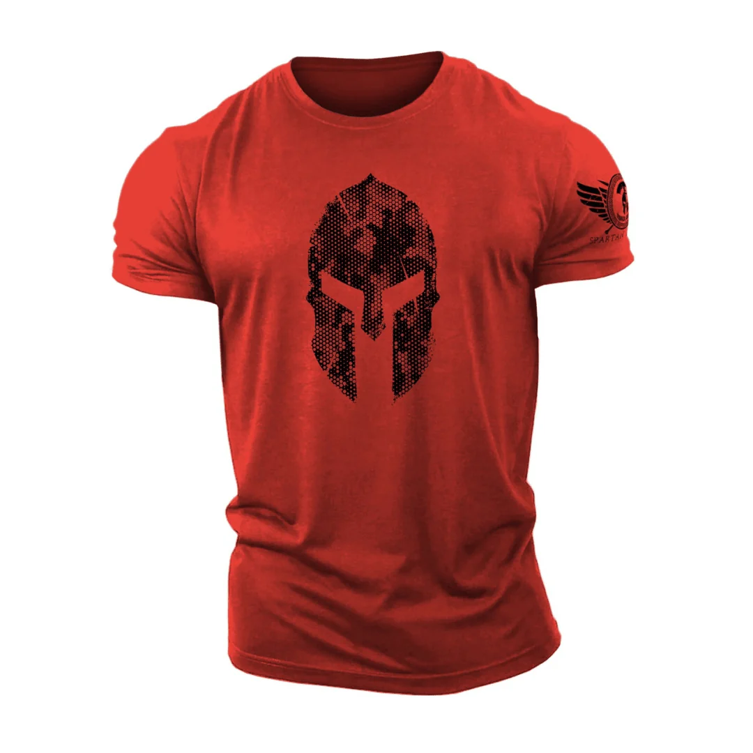 Spartan Helmet Camo T-Shirt - Image 7
