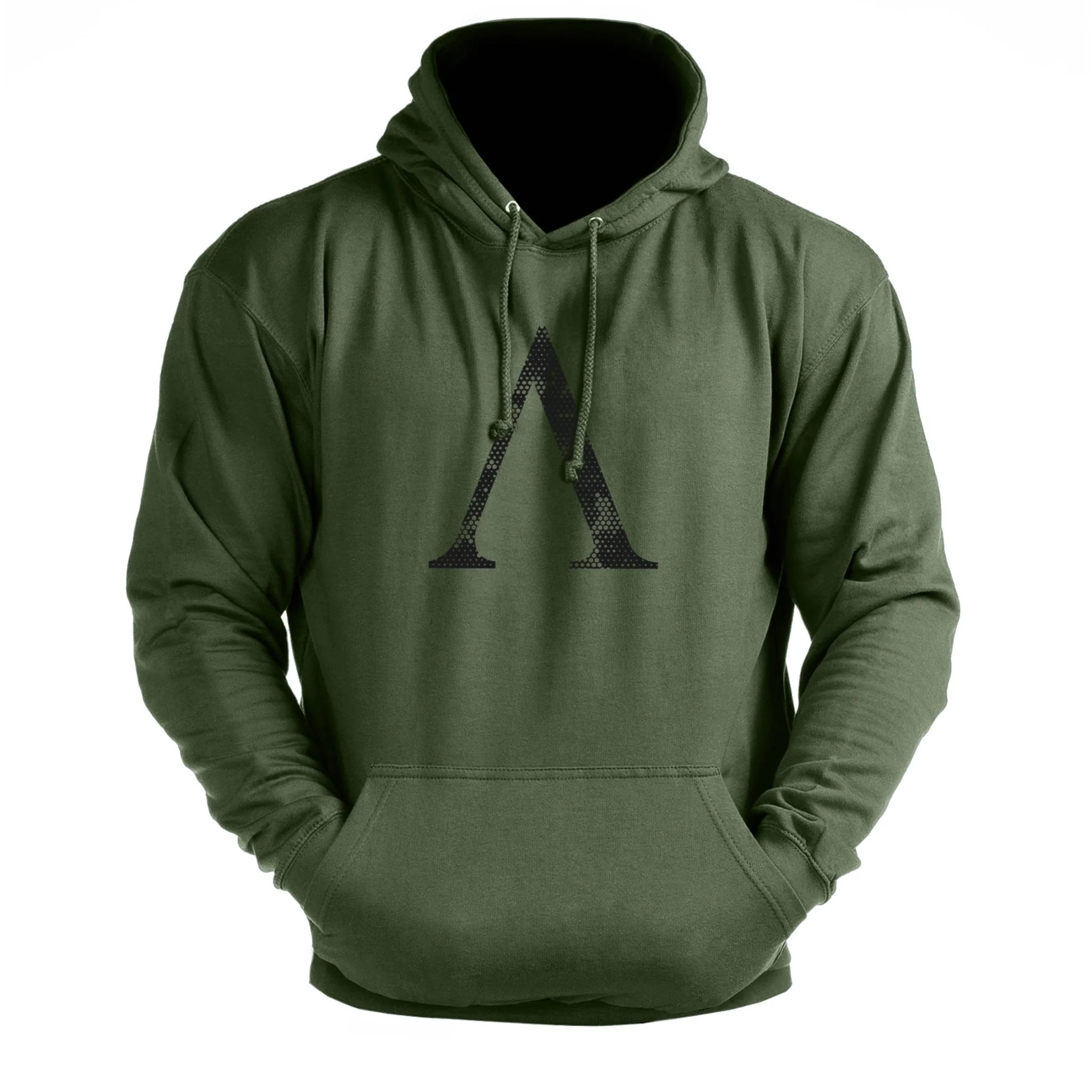 Spartan Symbol Camo Hoodie - Image 3