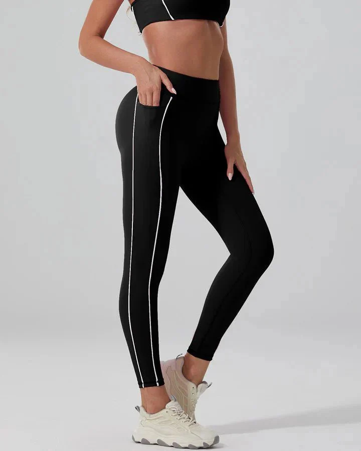 Stripe Seamless Leggings - Image 2
