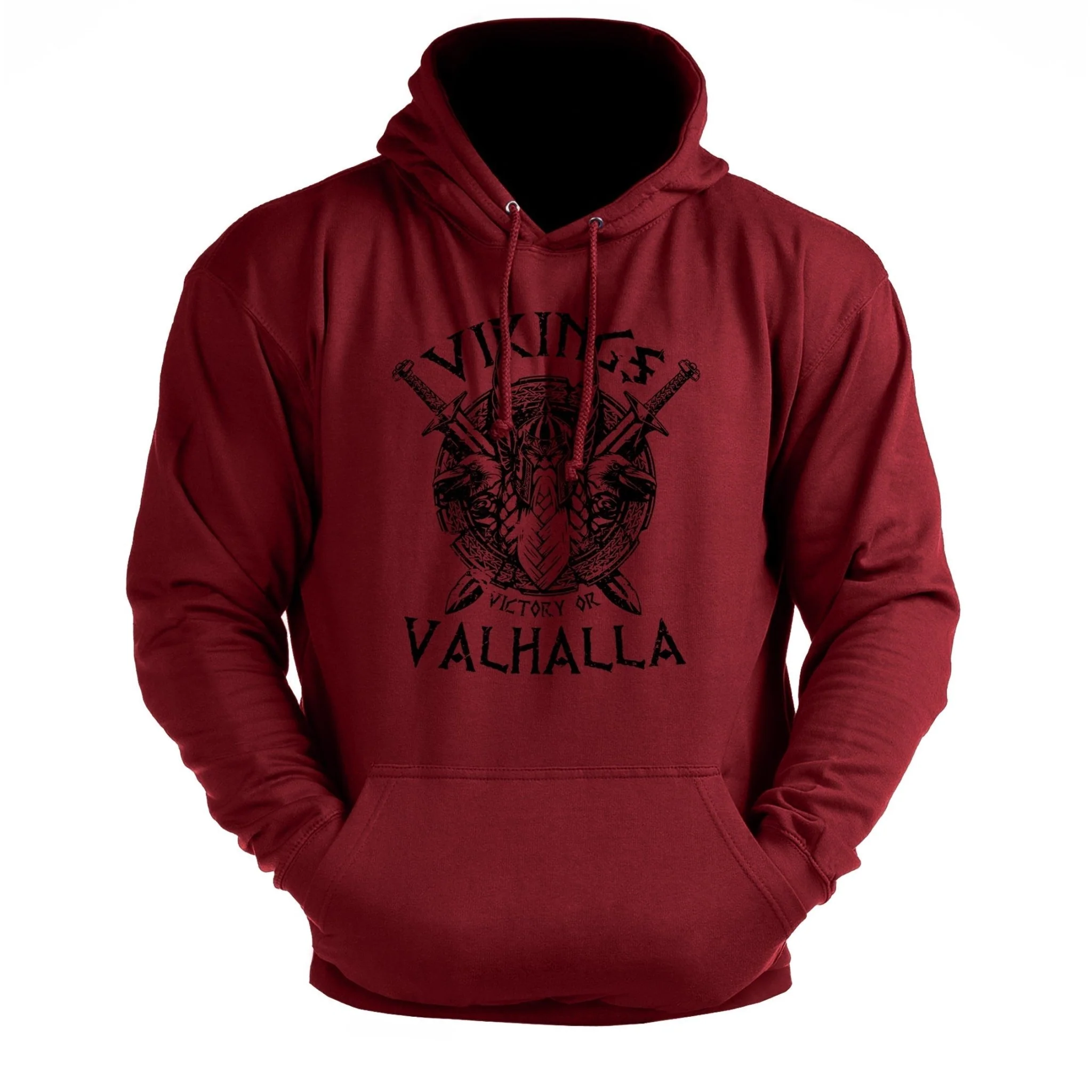 Victory Or Valhalla - Gym Hoodie - Image 4
