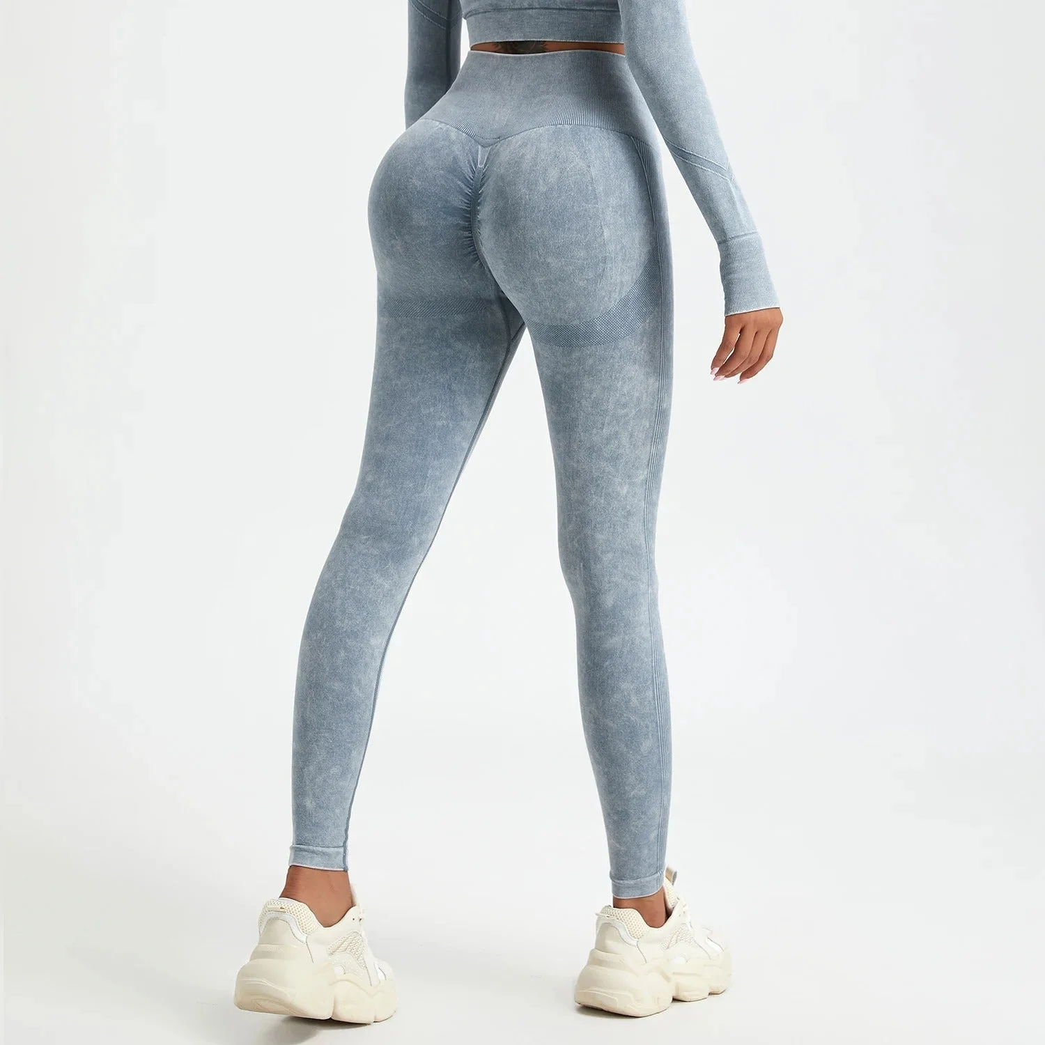 Washed seamless push-up Leggings - Image 6