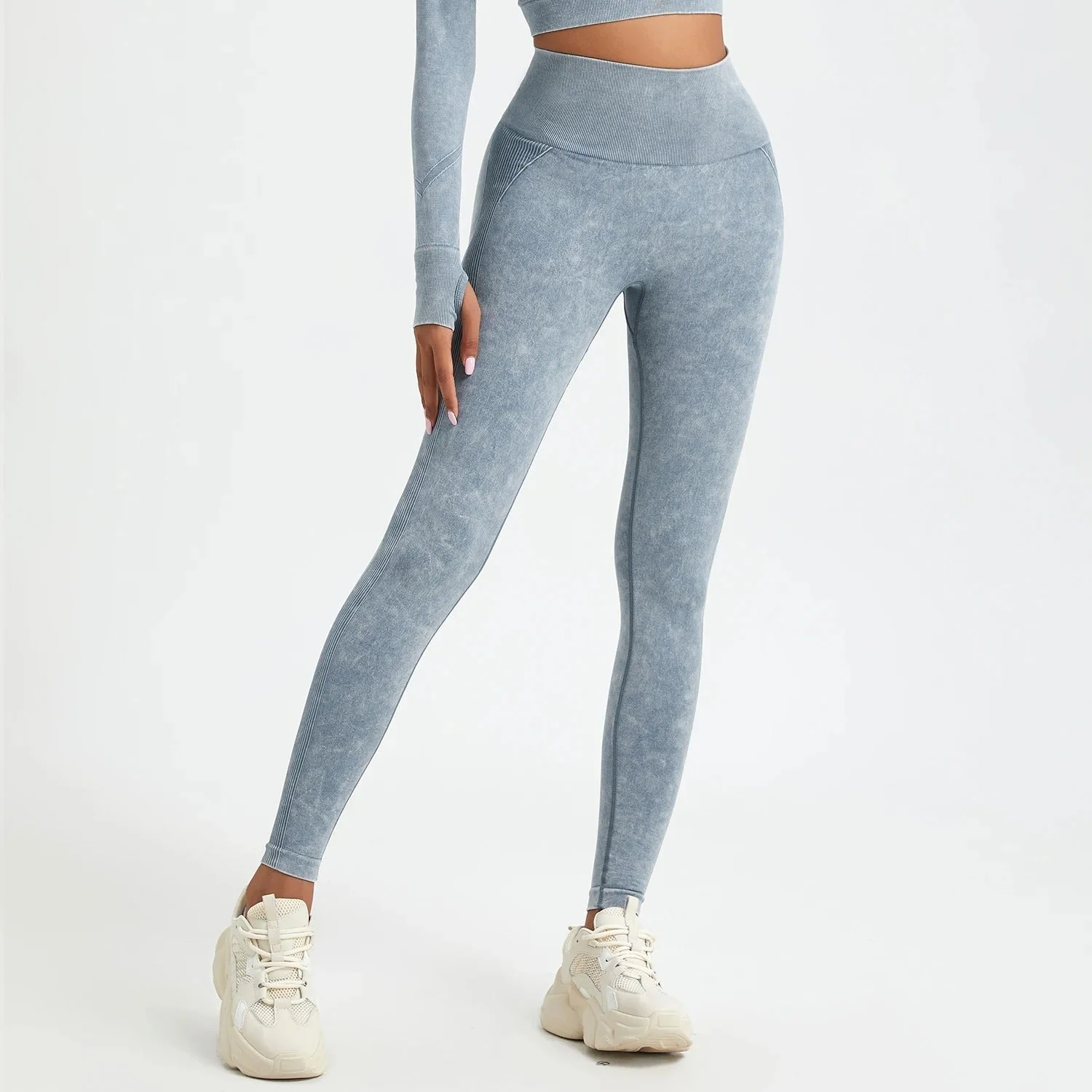 Washed seamless push-up Leggings - Image 7