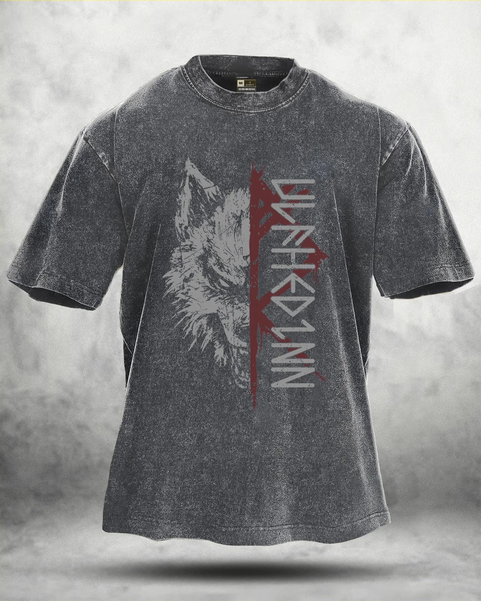 WOLF RITUAL WASHED T-SHIRT - Image 2