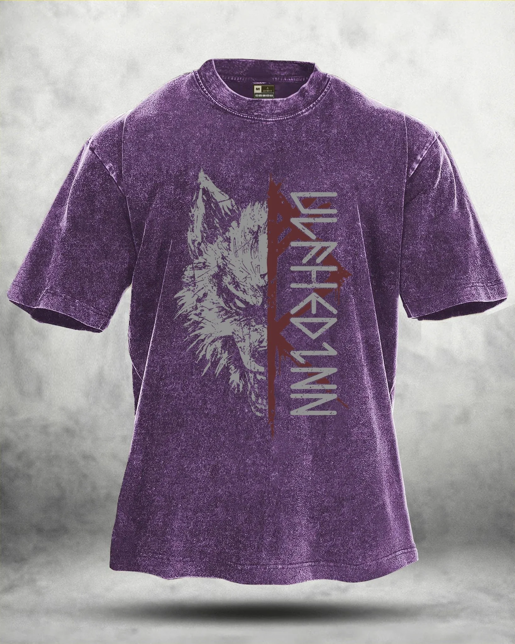 WOLF RITUAL WASHED T-SHIRT - Image 6