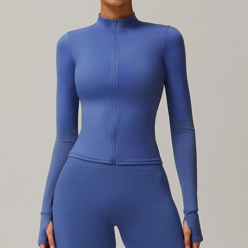 Yoga-Shirt mit Reißverschluss - Image 10