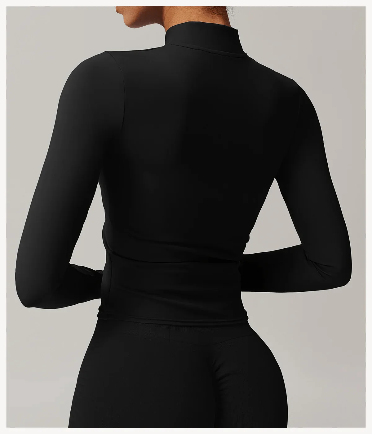 Yoga-Shirt mit Reißverschluss - Image 5